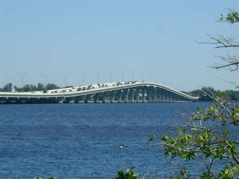 The Bridge Connecting Cape Coral To Ft Myers Fort Myers Beach