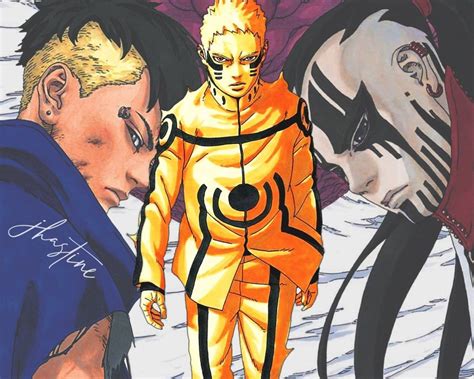 Review Manga Boruto Chapter 37 Pertarungan Naruto Sasuke Vs Jigen