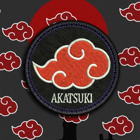 Parche Termoadhesivo Anime Naruto Clan Akatsuki Desing Iron On Patch By