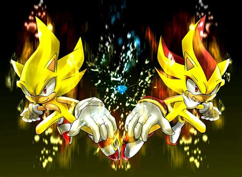 Check out amazing super_sonic artwork on deviantart. Hypersonic vs Super Shadow | Imagen: Super Sonic y Super ...