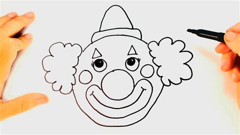 How To Draw A Clown Face