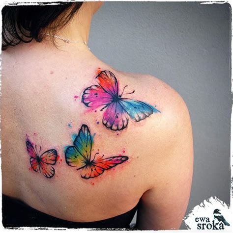 Butterfly tattoos are an attractive option for tattoo devotees the world over. 35 Breathtaking Butterfly Tattoo Designs for Women - TattooBlend