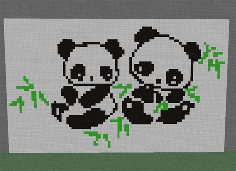 Pixel Art Facile A Faire Panda Pixel Art Comment Dessiner Un Panda Images