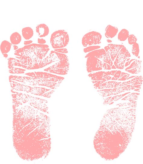 Itsagirl Baby Footprints Pink Sticker By Angienelson1988