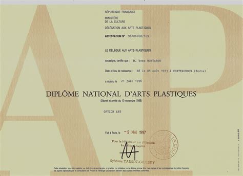 Diplome National Dart