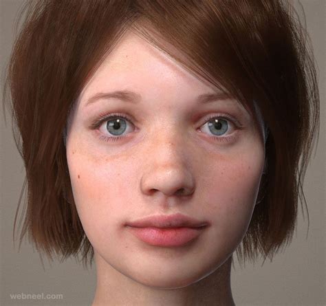 30 Beautiful 3d Girls Character Designs And Models Girl Character