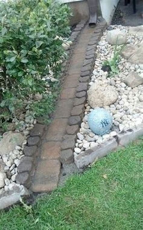 Gutter Drainage Ideas Commonly Used At Home Front Yard Landscaping Backyard Landscaping