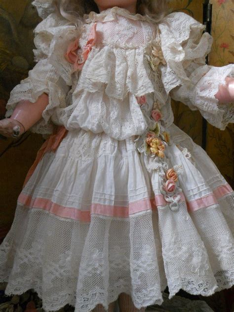 Most Beautiful French Dolls Dress With Matching Bonnet Doll Dress