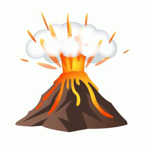 Volcano Joypixels Sticker Volcano Joypixels Eruption Discover Share Gifs