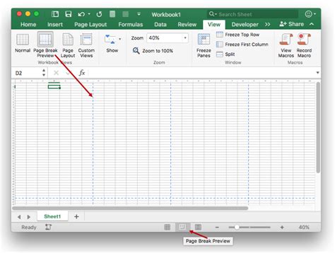 Excel For Mac Page Breaks Lasopaimaging