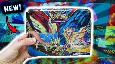 New Pokemon Sword And Shield Lunch Box Tin Opening Youtube