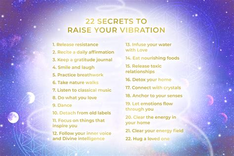 22 Secrets To Raise Your Vibration