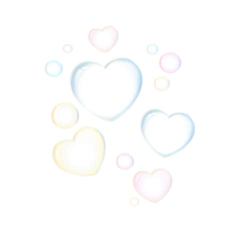 Ftestickers Hearts Love Bubbles Sticker By Misspink88