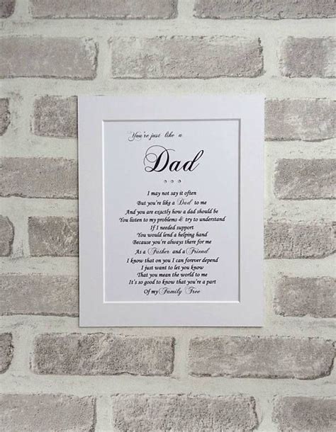 Celebrate your stepdad this father's day with these special gifts that celebrate your unique bond. Stepdad Gift, UNFRAMED 10x8 print, Step Dad Birthday gift ...