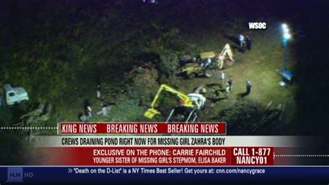 Pond Drained As Search For Missing Nc Girl Continues