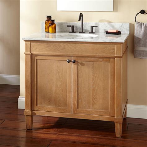 You can use a vessel sink that sits on top of your washroom vanity to create a luxurious look. 36" Marilla Vanity for Undermount Sink | Cheap bathroom ...