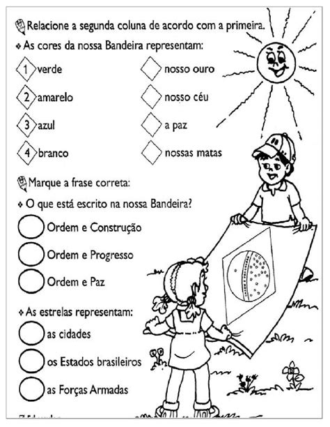 50 Atividades Dia Da Bandeira Para Imprimir Educação Infantil