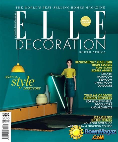 Elle Decoration Sa Style Directory 2016 Download Pdf Magazines