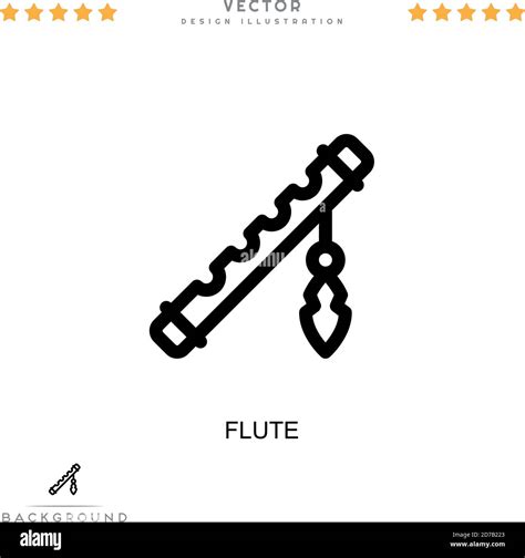 Flute Icon Simple Element From Digital Disruption Collection Line