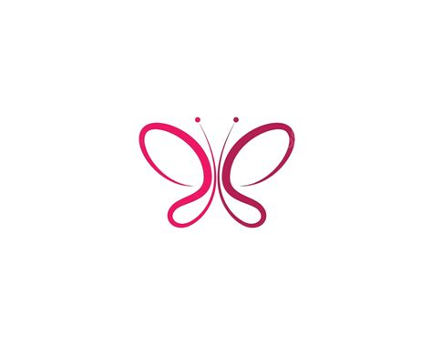 Mariposa Logo Plantilla Diseño Realista Insecto Vector PNG Diseño Realista Insecto PNG y