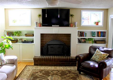 Bookshelf Around Fireplace Windows Google Search Fireplace Built