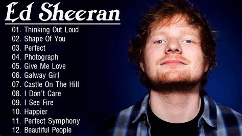 The Best Of Ed Sheeran Top Songs Of Ed Sheeran Ed Sheeran Full Album YouTube