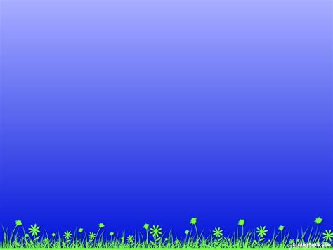 Green Grass And Blue Sky Background