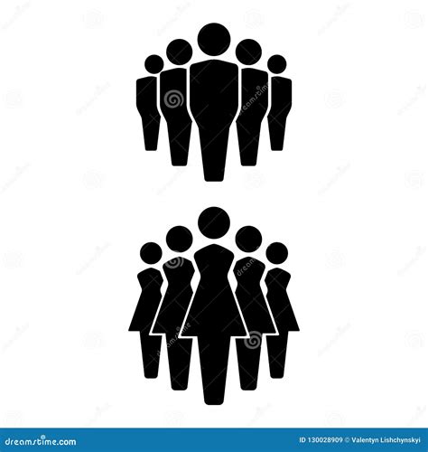 People Icons People Vector Icons Isolated People In Line Design Man