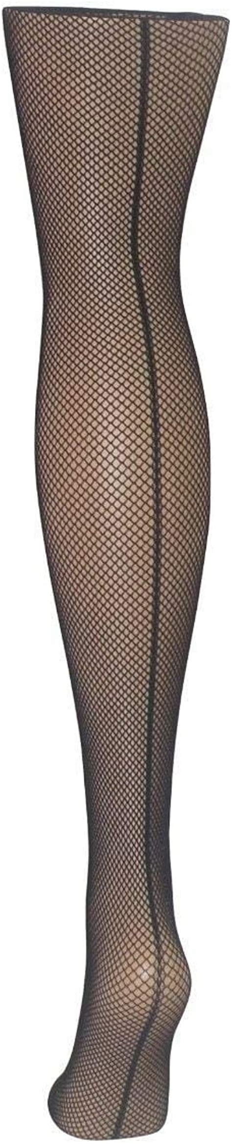 Mytoptrendz Fishnet Lace Top Stockings With Back Seam Seamer Thigh
