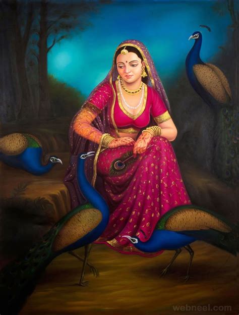 50 Most Beautiful Indian Paintings From Top Indian Artists Indian