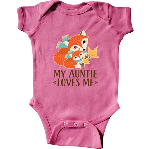 auntie loves me woodland fox t infant creeper