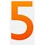 Number Five Clipart  Free 5 Transparent