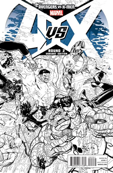 Feb120536 Avengers Vs X Men 2 Of 12 Bradshaw Sketch Var Avx
