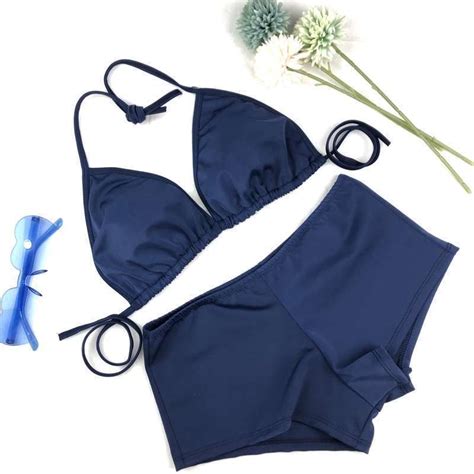 Jual BREE SOLID Bikini Set Bikini Pantai Baju Renang Di Seller