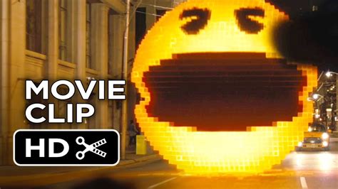 Pixels Movie Clip Pac Man 2015 Adam Sandler Peter Dinklage Video