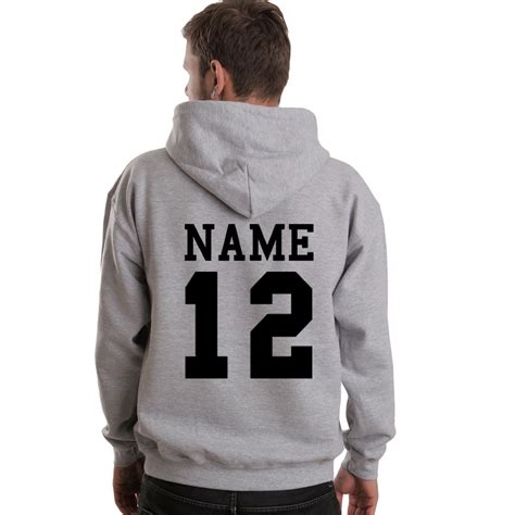 The Hottest Design Custom Personalised Mens Printed Hoodie Name Funny