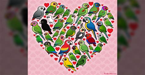 The Perfect T For Parrot Lovers A Birdorable Heart Of Parrots