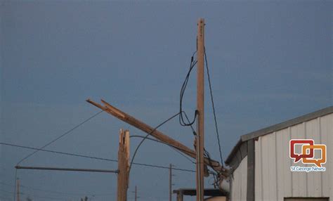Downed Power Poles Cause Outage In Washington City Cedar City News