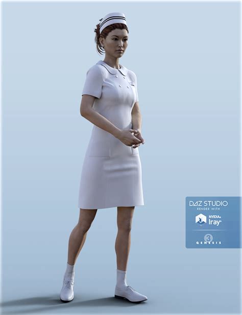 Handc Nurse Uniform For Genesis 3 Female S Daz 3d