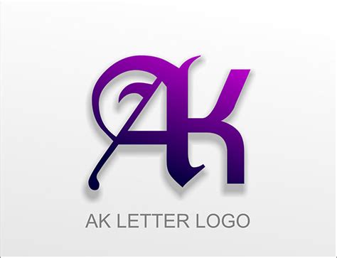 Ak Letter Symbol Logo Vector Image Coreldraw Design Cdr File Download