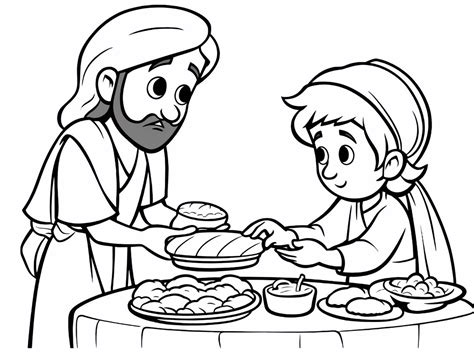 Jesus Is The Bread Of Life Coloring Page Coloring Page