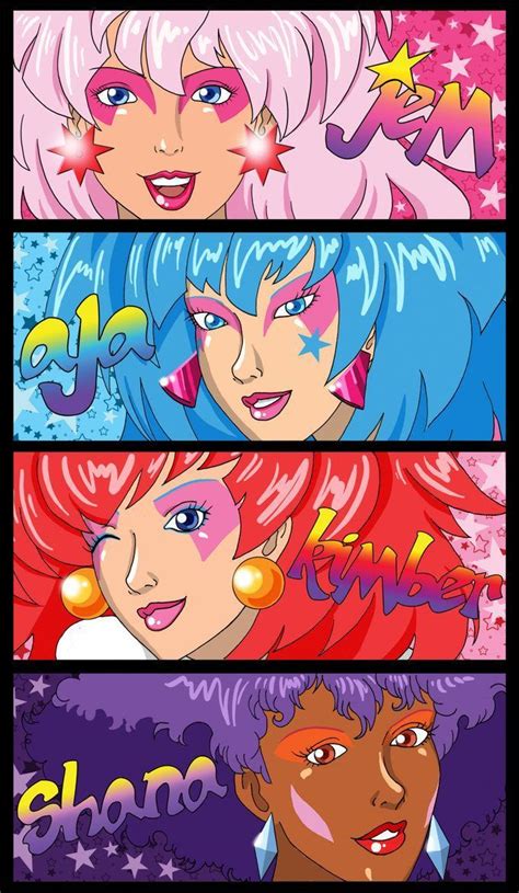 The stingers have found themselves a label, but does that mean the misfitss have lost theirs?! 80s cartoons jem 80s cartoons Jem Aja Kimber Shana in 2020 ...