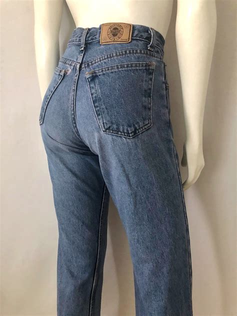 Vintage Womens 90s Brittania Jeans High Waisted Etsy Vintage
