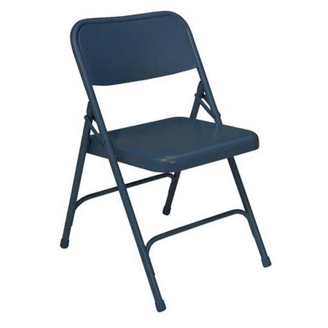Premium All Steel Folding Chair Blue Set Of 4
