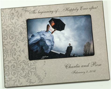 Personalized Engagement Frame Happily Ever After Picture