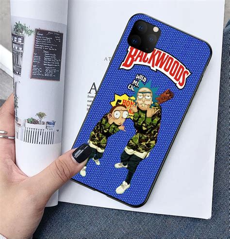 Rick And Morty Backwoods Soft Tpu Silicone Phone Cover Case For Iphone