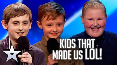 Kids That Made Us Laugh Out Loud Auditions Britains Got Talent