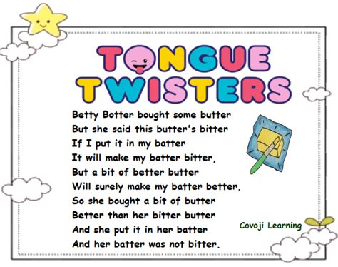 Like many great things, tongue twisters were originally invented for fun. Practice Pronunciation in English With Tongue Twisters ...