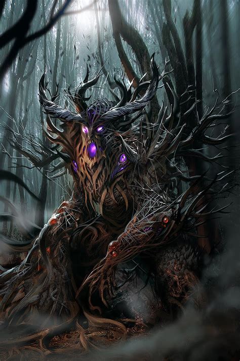 Cireisdead Sorcery Concept Art Evil Forest Guardian