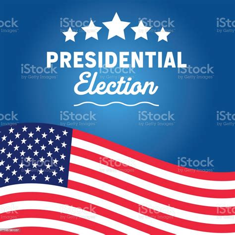 Presidential Election Background Stock Illustration Download Image
